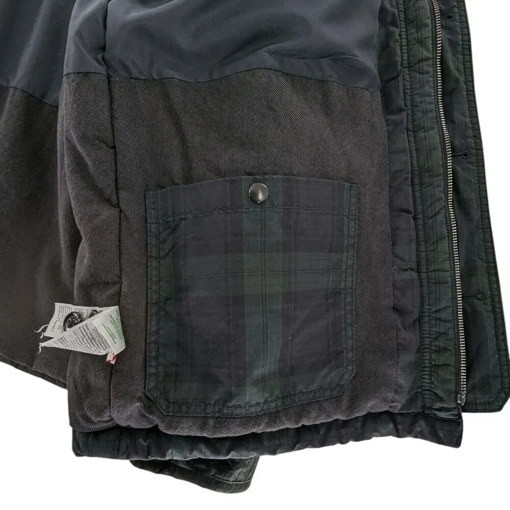 J. Crew Highland Skye Sz Large Ripstop Primaloft Hunting Jacket Navy Blue Mens